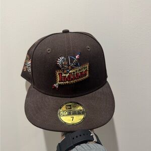 New Era Brown 59FIFTY Fitted Cap with Embroidered Logo